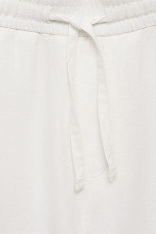 Pantalon lin cordon - Blanc