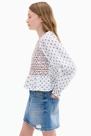 Jupe courte en jean - Bleu