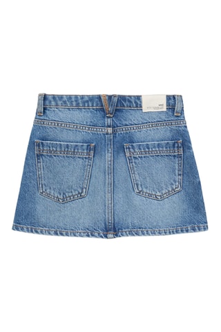 Jupe courte en jean - Bleu