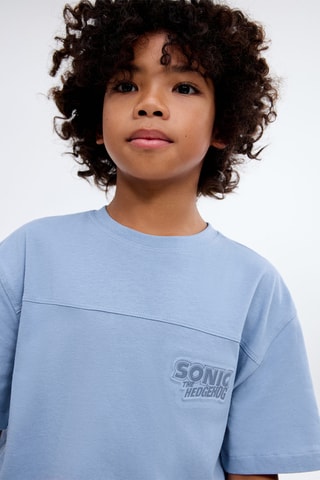 T-shirt Sonic relief - Bleu