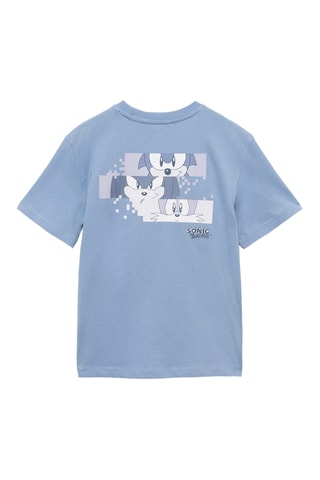 T-shirt Sonic relief - Bleu