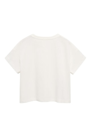 T-shirt imprimé manches courtes - Blanc