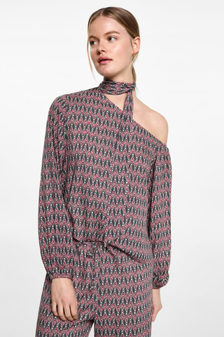Blusa asimétrica - Rojo