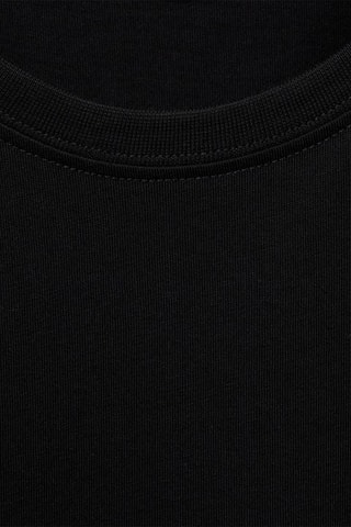 T-shirt perforé éclair - Noir