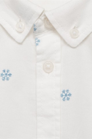 Chemise détails brodés - Blanc