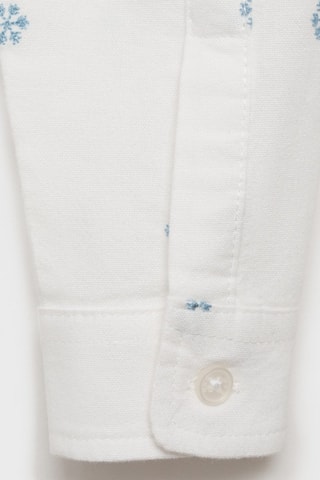 Chemise détails brodés - Blanc