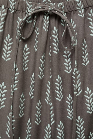 Pantalon droit imprimé - Gris