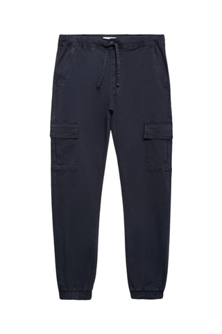 Pantalon jogger cargo - Bleu marine