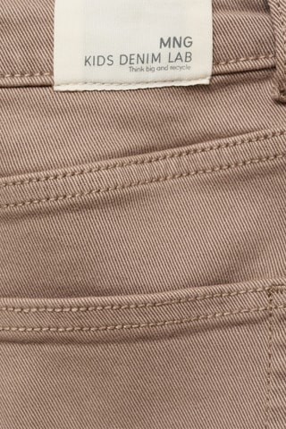 Jupe denim coton - Marron