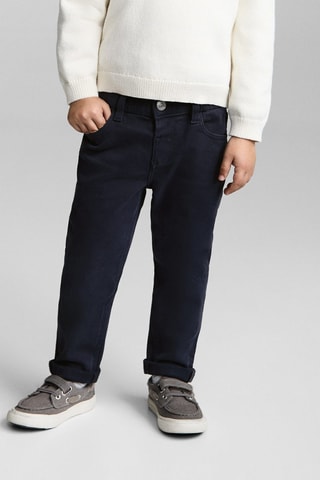 Pantalon chino coton - Bleu