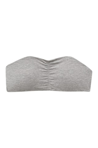 Top bandeau froncé - Gris