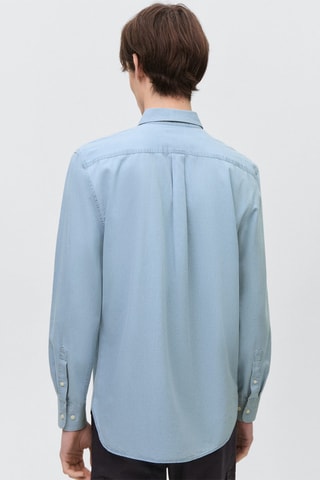 Chemise oxford en coton - Gris