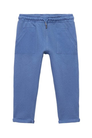 Pantalon jogger coton - Bleu