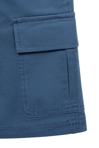Bermuda poches cargo - Bleu