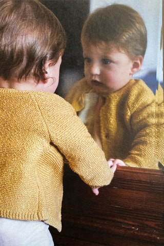 Cardigan maille boutons - Jaune