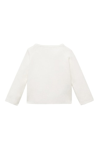 Cardigan maille boutons - Blanc