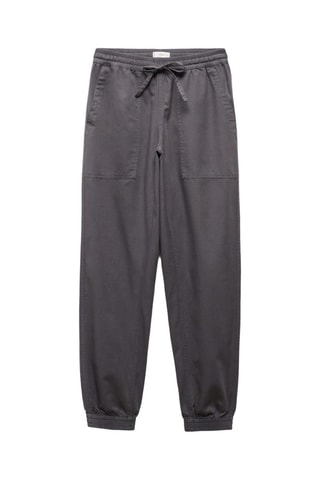 Pantalon jogger coton - Gris