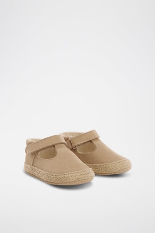 Bottines en cuir - Beige