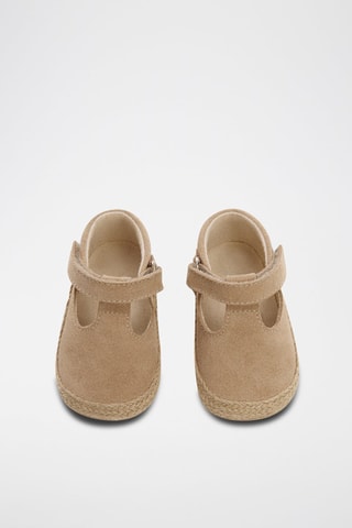 Bottines en cuir - Beige
