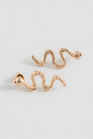 Boucles d'oreilles serpent