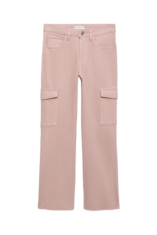 Jean cargo flare - Rose