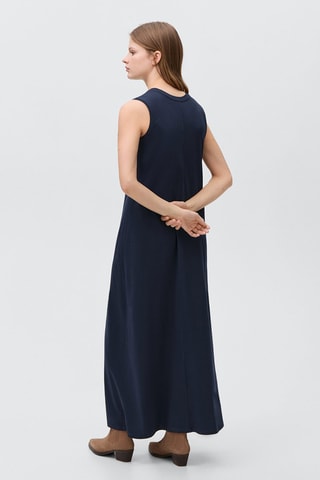 Robe longue sans manches - Bleu marine