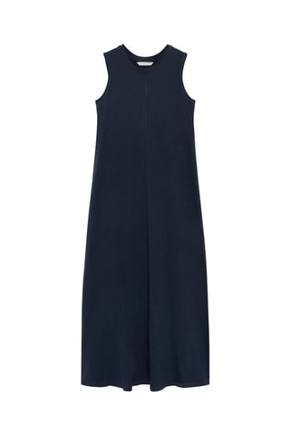 Robe longue sans manches - Bleu marine