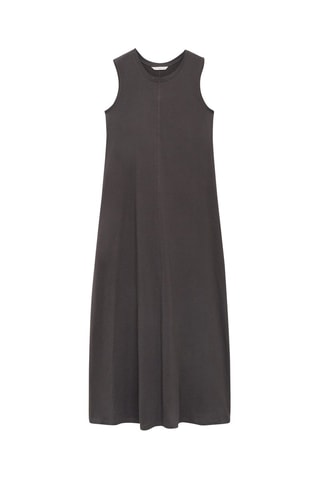 Robe longue sans manches - Gris