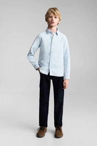 Chemise en jean slim-fit - Bleu