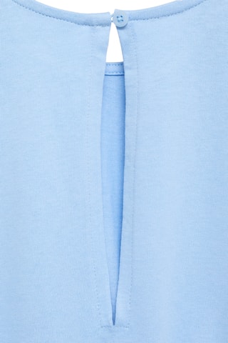 Combi-short froncé - Bleu clair