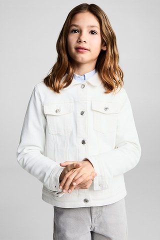 Blouson en jean - Blanc