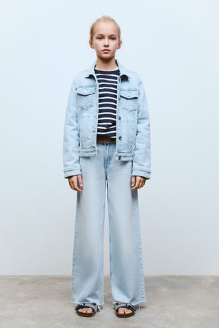 Blouson en jean - Blanc