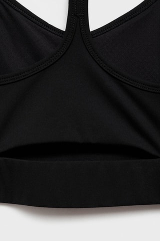 Top ouverture au dos - Noir