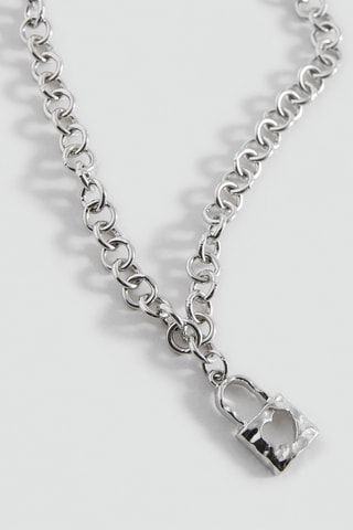 Collier chaîne cadenas