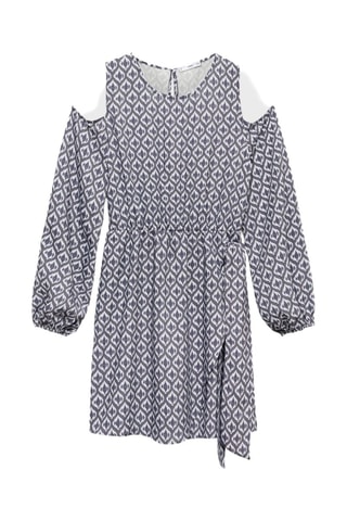 Robe épaules dénudées - Gris