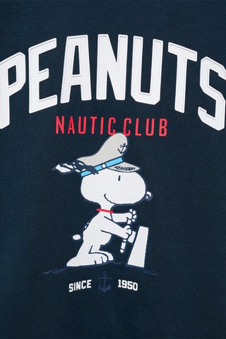 T-shirt imprimé Snoopy - Bleu