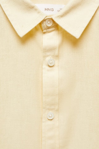 Chemise regular fit coton - Jaune