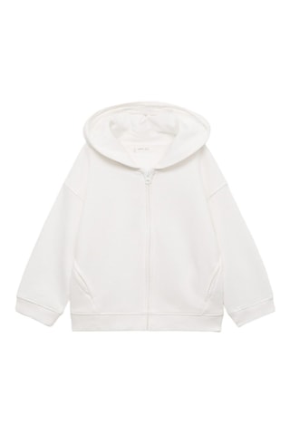Sweat-shirt capuche oreilles - Blanc