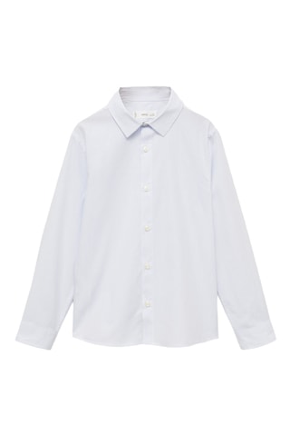 Chemise oxford rayée - Ciel