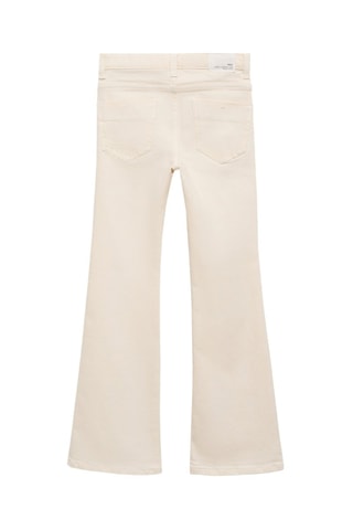 Jean flare poches - Blanc