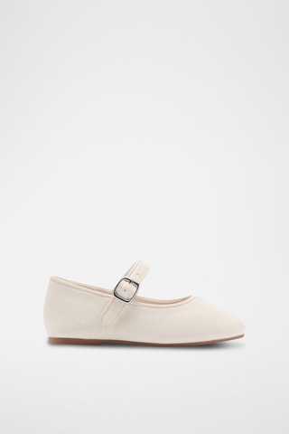 Ballerines à boucle - Blanc