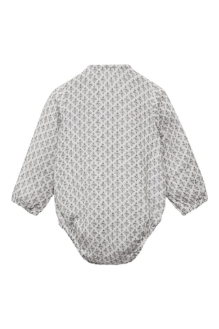 Barboteuse imprimé croisée - Gris