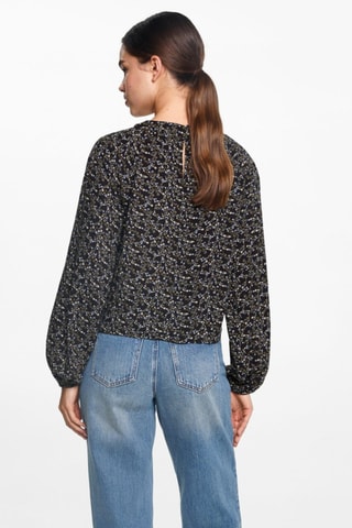 Blouse en imprimé floral - Vert foncé