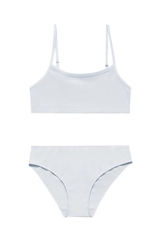Ensemble haut et culotte - Bleu clair