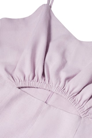 Combi-pantalon ouvertures - Violet