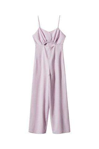 Combi-pantalon ouvertures - Violet