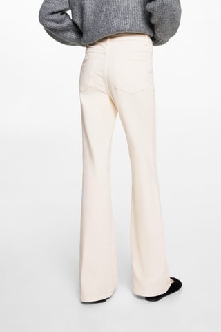 Jean flare poches - Blanc