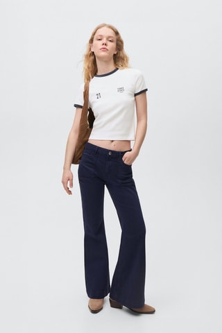 Jean flare - Bleu marine