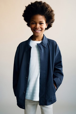 Parka coton - Bleu