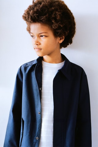 Parka coton - Bleu